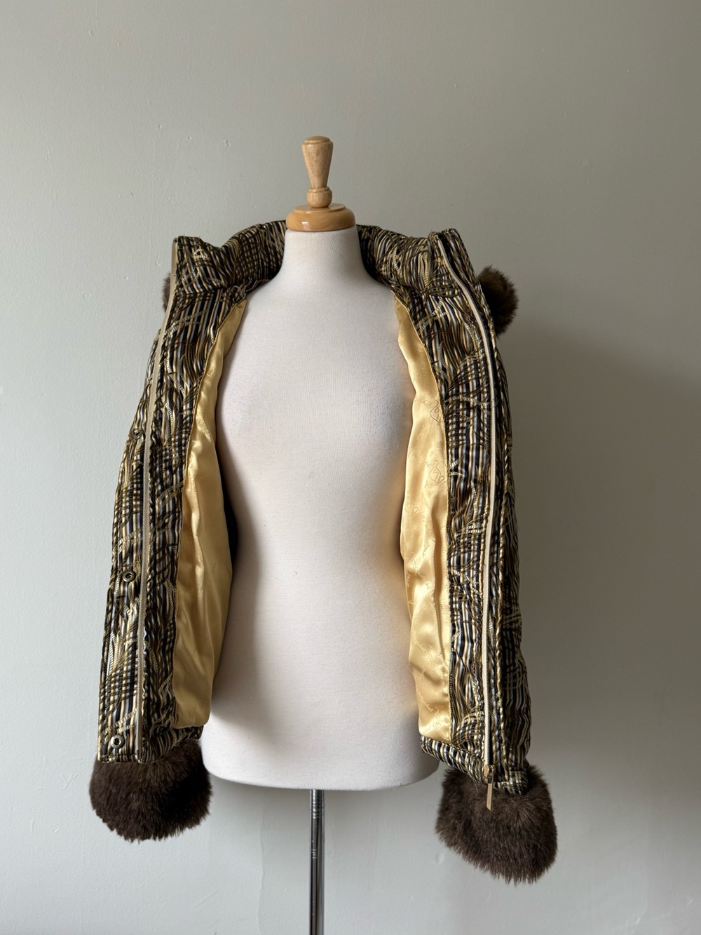 Vintage Y2K Baby Phat Faux Fur Trim Puffer Coat Jacket | Removable Hood & Cuffs - Picture 11 of 16